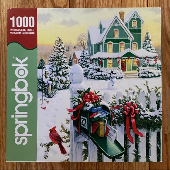 Springbok Holiday Mail Puzzle 1000 Piece Complete - Picture 10 of 12